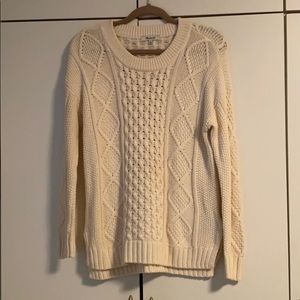 Cream colored Madewell sweater size S!